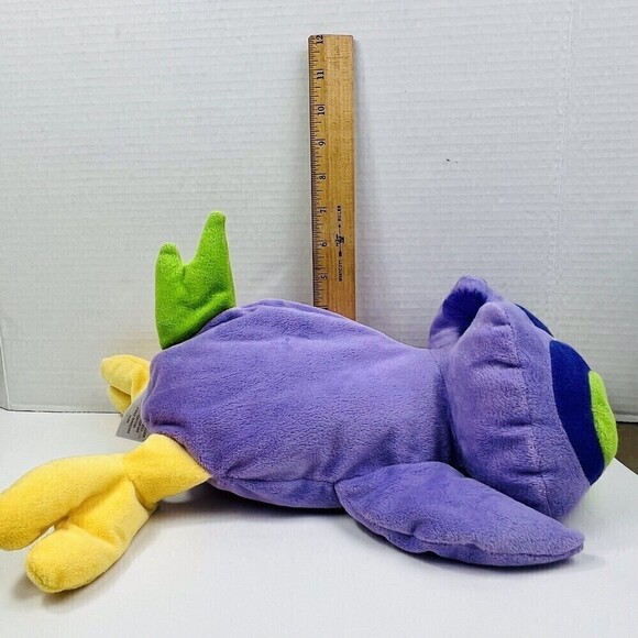 Animal Adventure Purple Owl Bird Plush Floppy Stuffed Animal Toy Pillow 15” 2018 - Picture 5 of 12